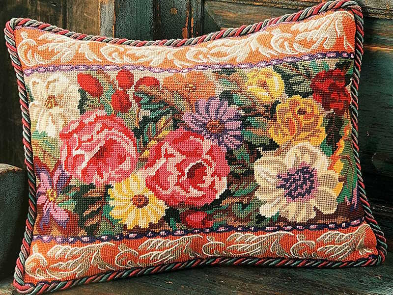 Florabunda Tapestry Needlepoint Kit by Glorafilia