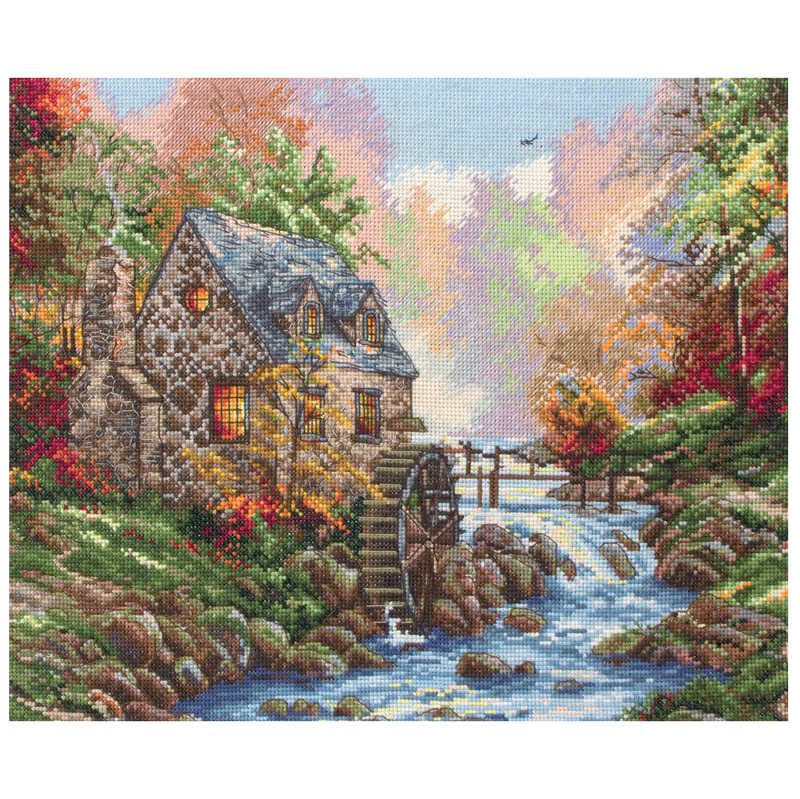 Cobblestone Mill Cross Stitch Kit By Anchor