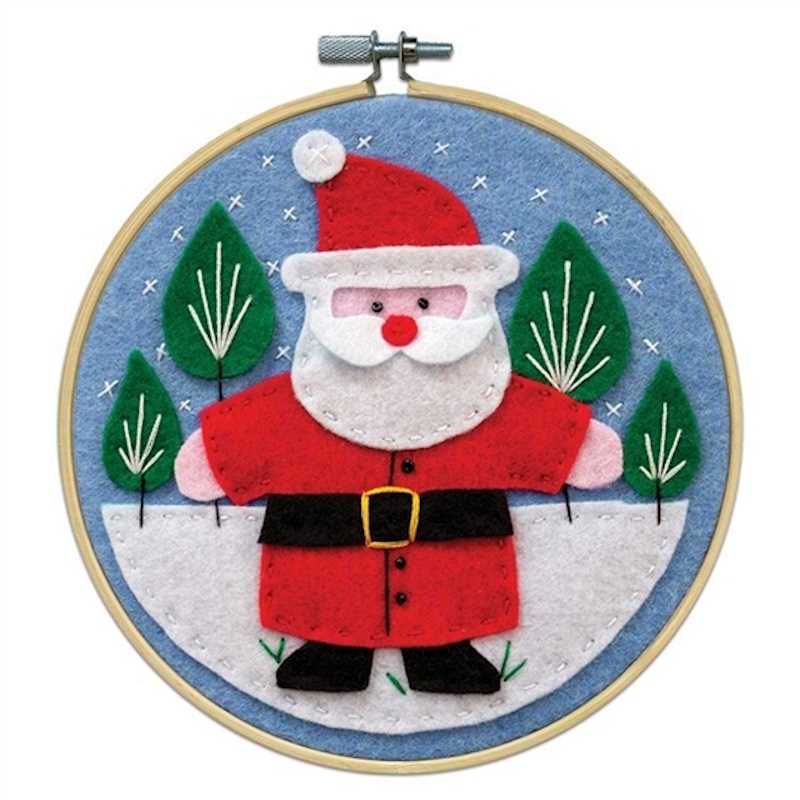 Santa Christmas Felt Kit by Design Works