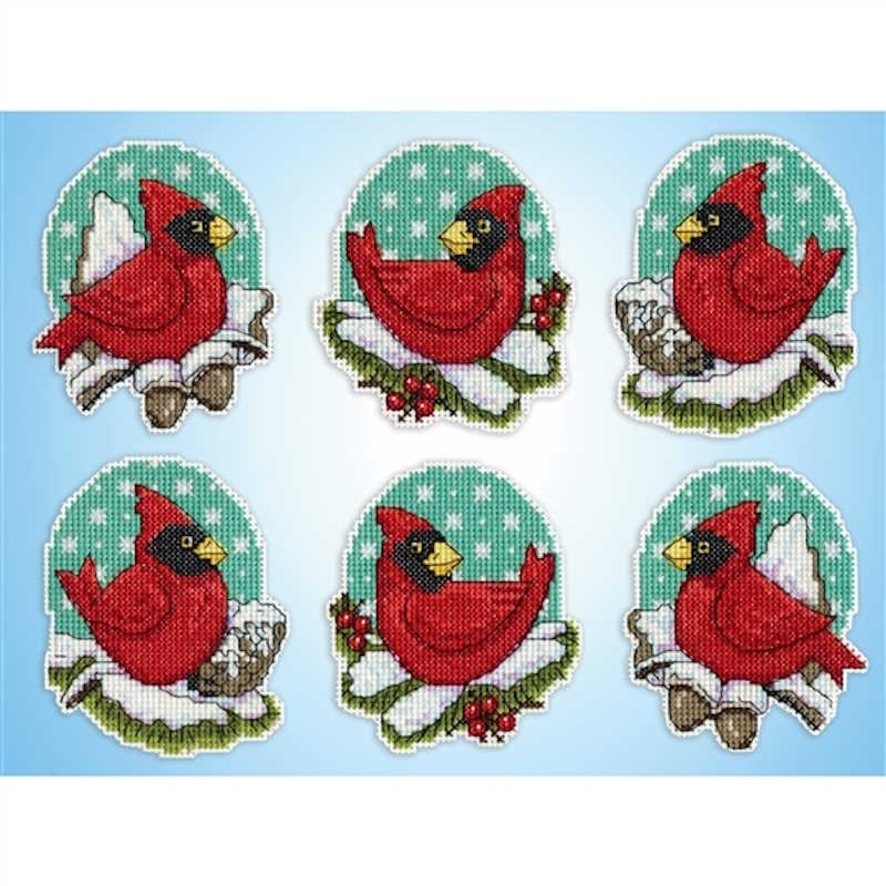 Cardinals Cross Stitch Kit by Design Works
