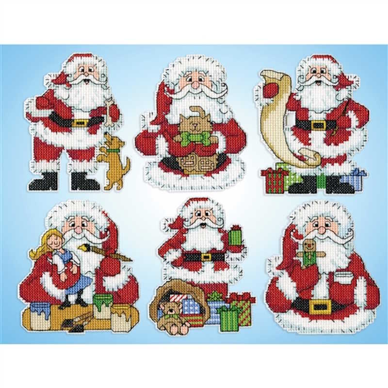 Getting Ready Santas Cross Stitch Kit by Design Works