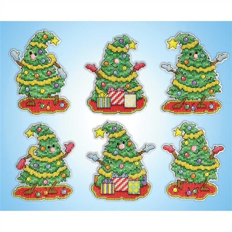 Dancing Trees Cross Stitch Kit by Design Works