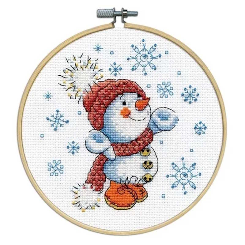 Snowman Cross Stitch Kit by Design Works