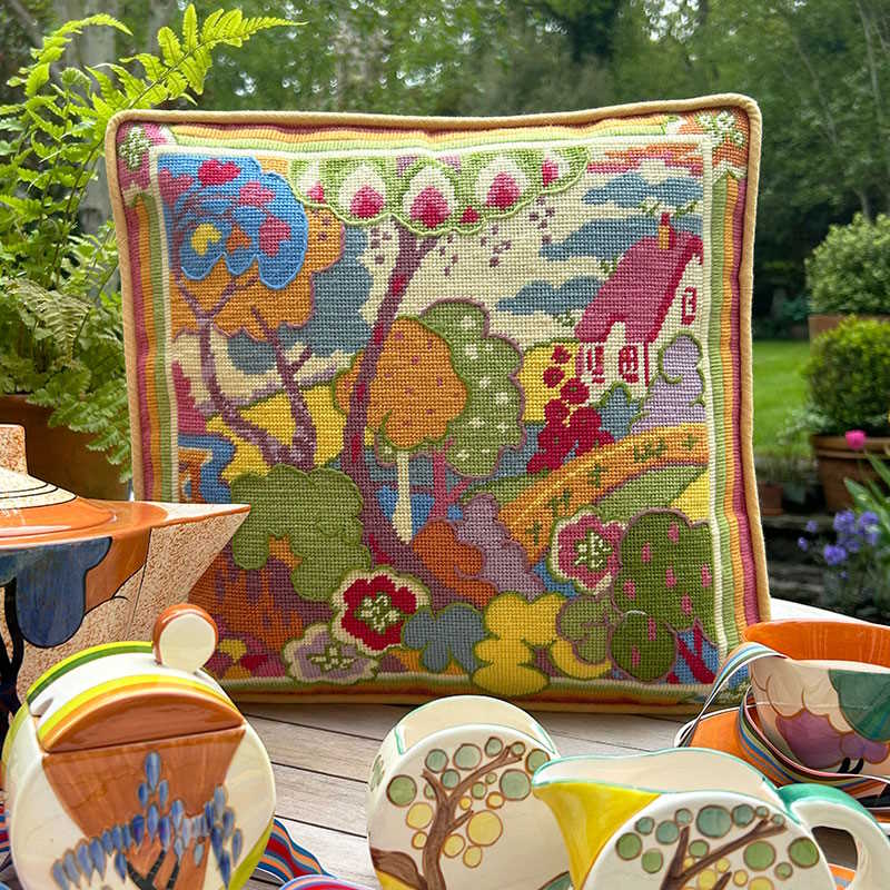 Clarice's Garden Tapestry Needlepoint Kit by Glorafilia