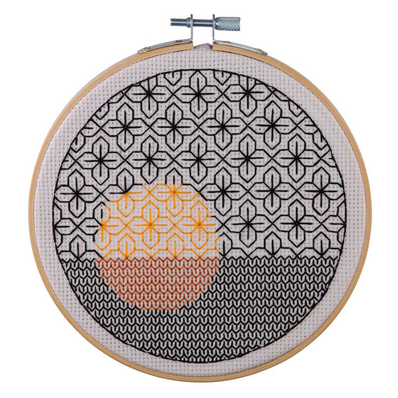 Geometric Circles Blackwork Kit By Anchor