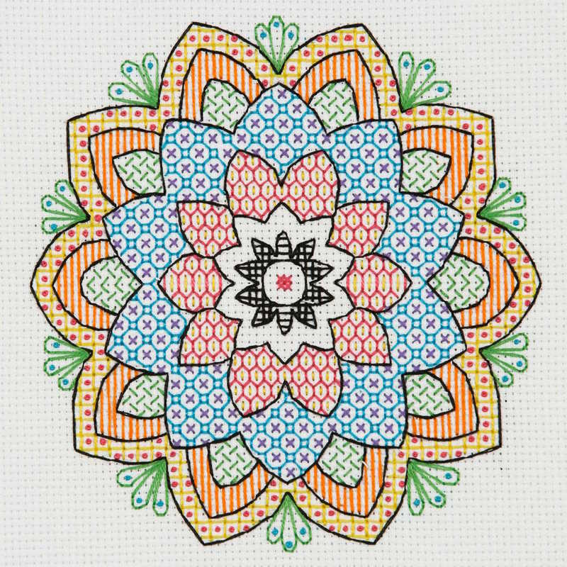 Mandala Blackwork Kit By Anchor