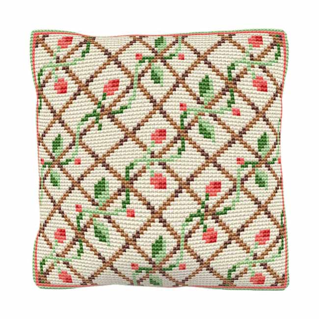 Rosetta Printed Cross Stitch Kit by Brigantia Needlework
