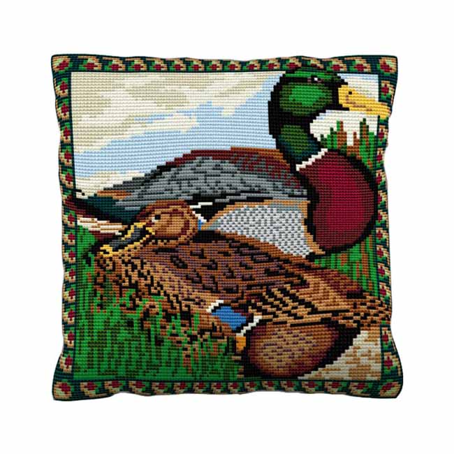 Mallard Printed Cross Stitch Kit by Brigantia Needlework
