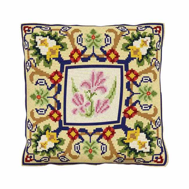 Jasmina Printed Cross Stitch Kit by Brigantia Needlework
