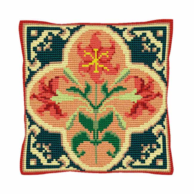 Rhonda Printed Cross Stitch Kit by Brigantia Needlework