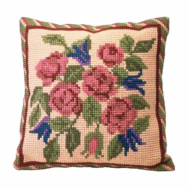 Braemar Printed Cross Stitch Kit by Brigantia Needlework