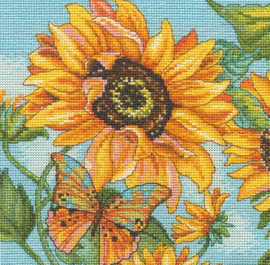 Sunflower Garden Cross Stitch Kit by Dimensions