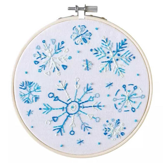 Snow Day Embroidery Kit By Leisure Arts