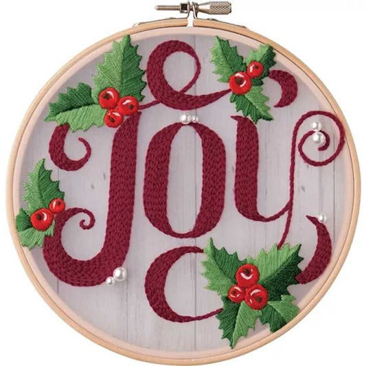 Organza Joy Embroidery Kit By Leisure Arts