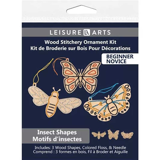 Insects Wood Stitchery Kit By Leisure Arts