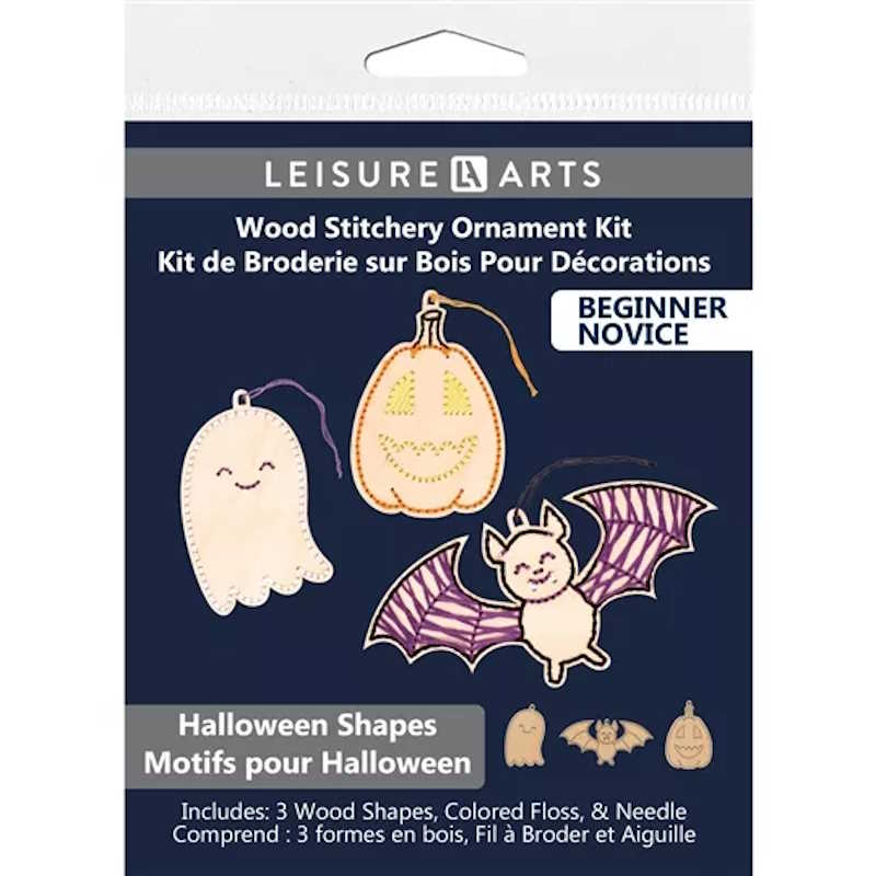 Halloween Wood Stitchery Kit By Leisure Arts