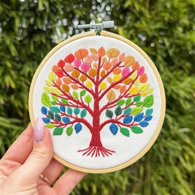 Four Seasons Embroidery Kit by Milpoint