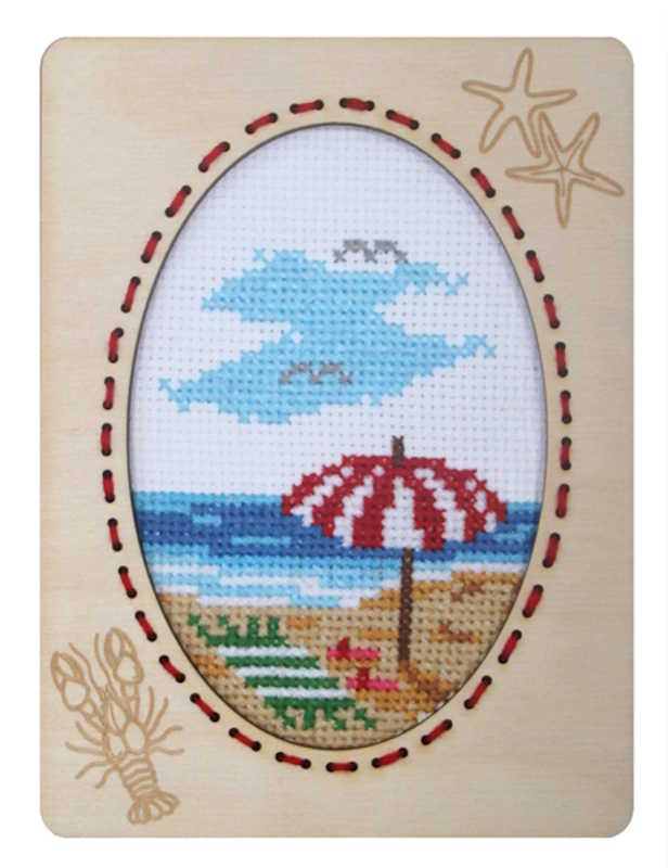 Beach Scene Cross Stitch Kit by Orchidea