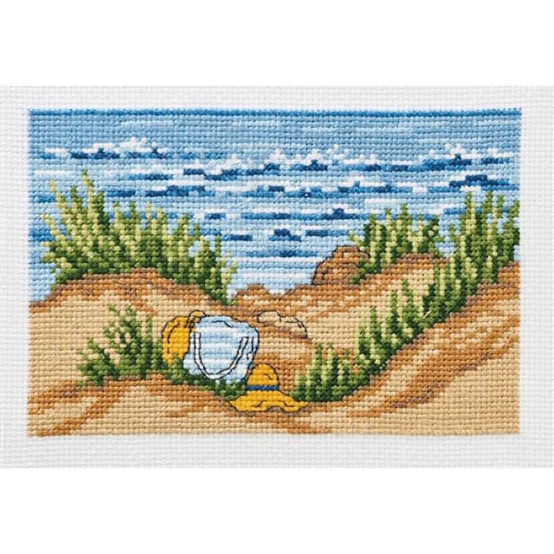Beach Bag Cross Stitch Kit by Permin