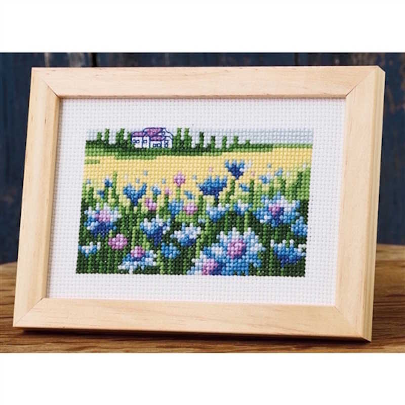 Cornflowers Cross Stitch Kit by Permin