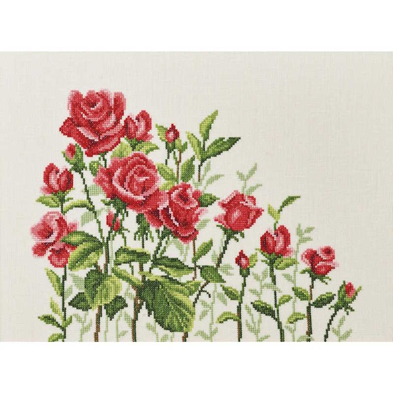 Roses Cross Stitch Kit by Permin