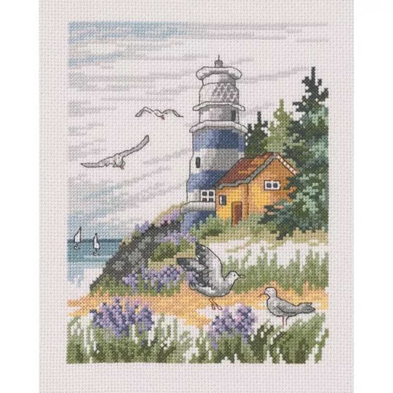Lighthouse Cross Stitch Kit by Permin