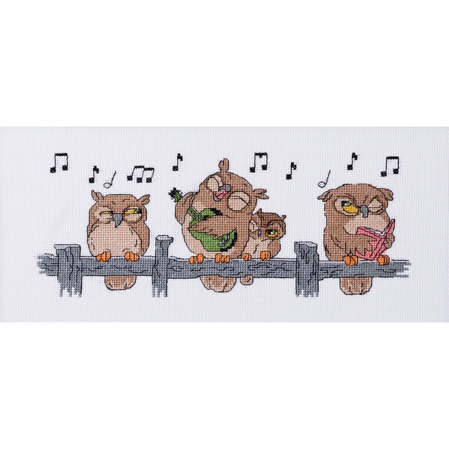 Owl Serenade Cross Stitch Kit by Permin