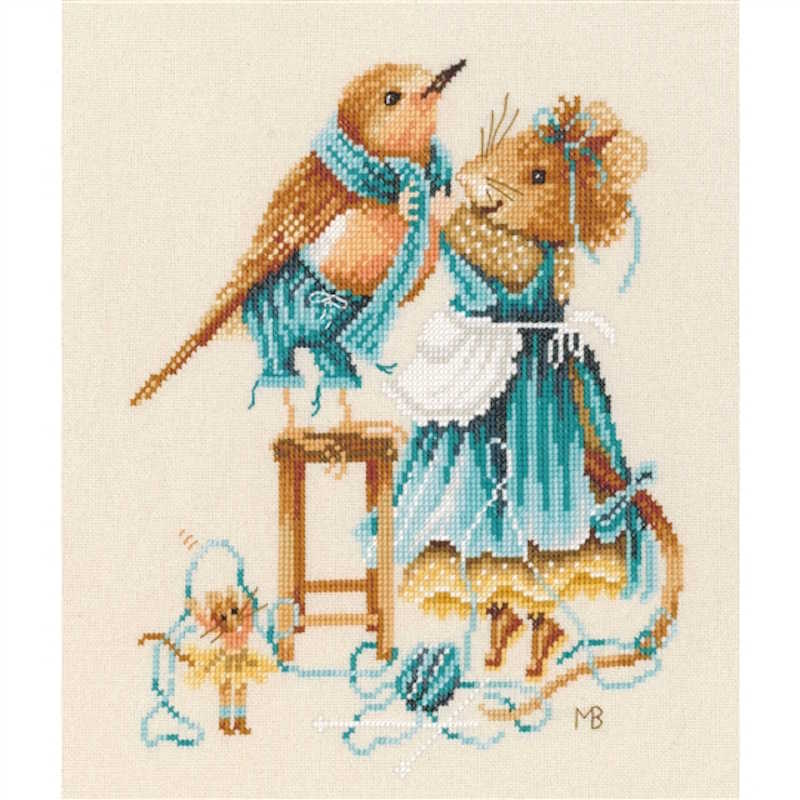 Dressing Up with Vera Cross Stitch Kit By Lanarte