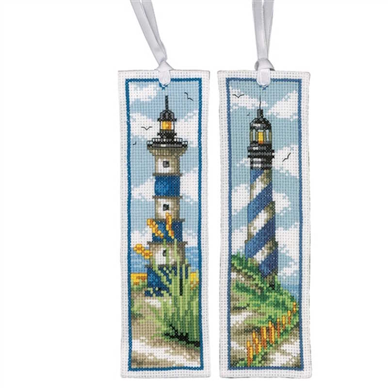 Lighthouse Bookmark Cross Stitch Kit By Vervaco