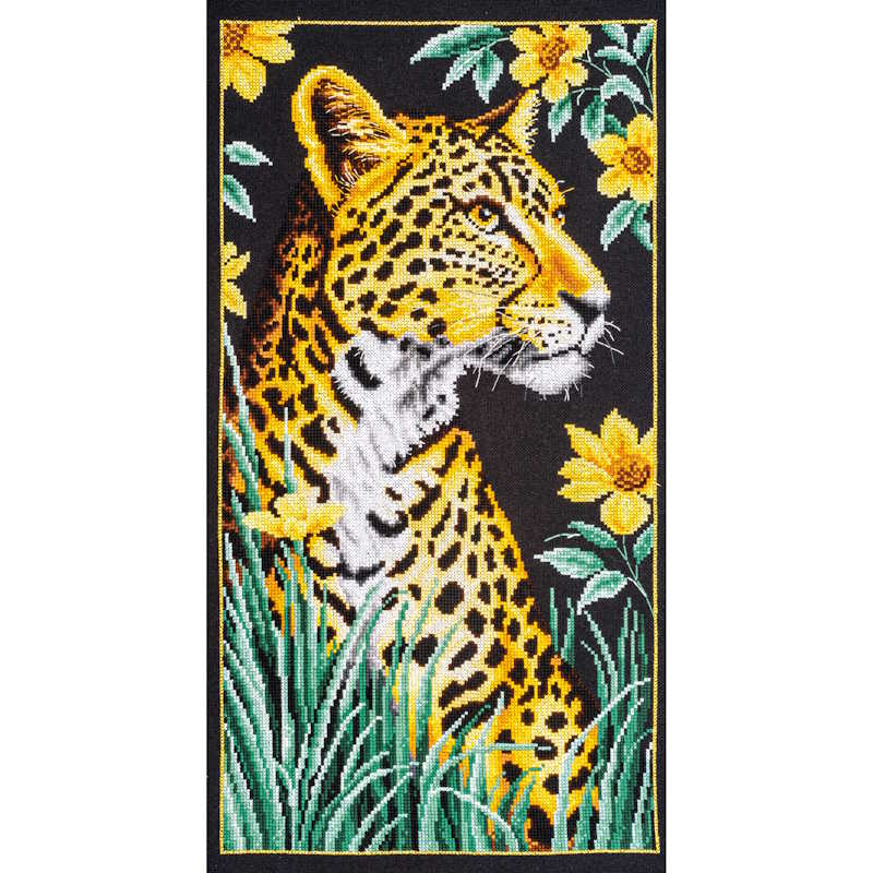 Spots Among the Petals Cross Stitch Kit By Lanarte
