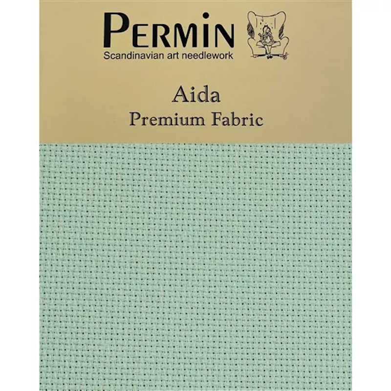 16 Count Aida Fabric by Permin sea lily
