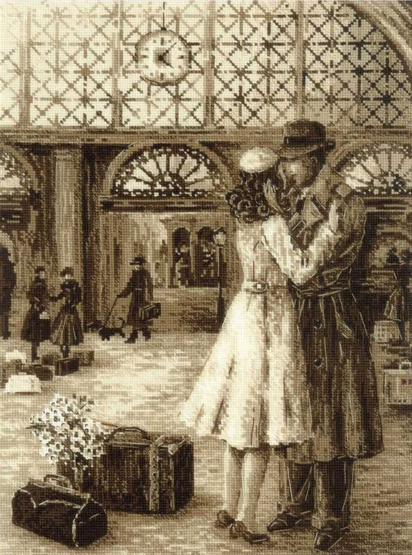 Old Photo, Rendezvous Cross Stitch Kit By RIOLIS