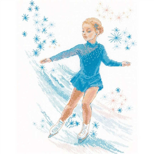 Figure Skating Cross Stitch Kit By RIOLIS