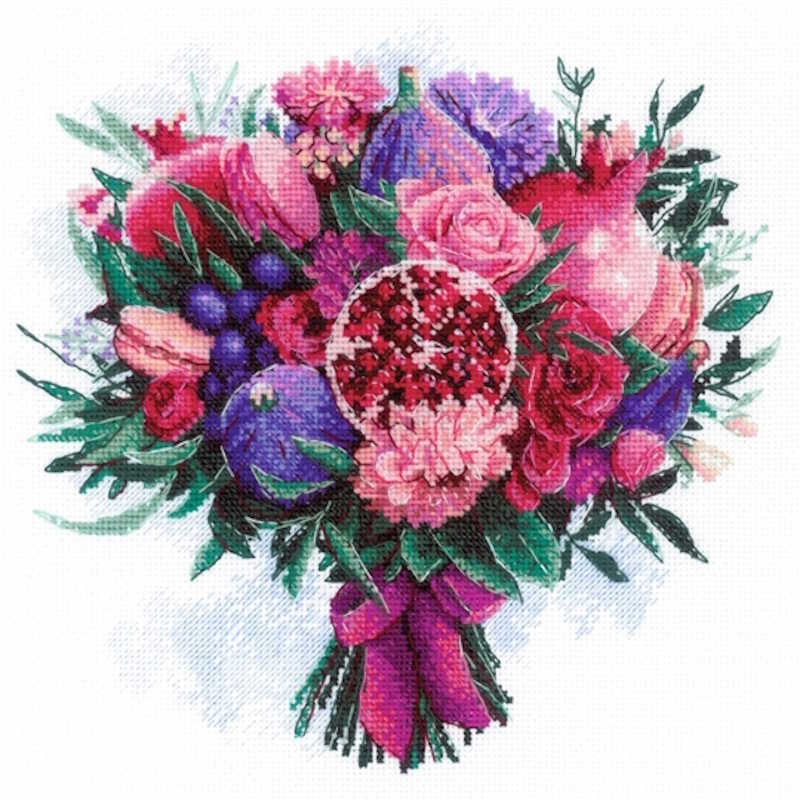 Fruitful Bouquet Cross Stitch Kit By RIOLIS