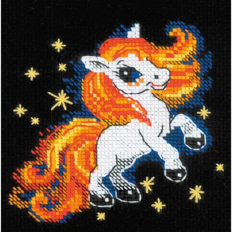 Fiery Foal Cross Stitch Kit By RIOLIS