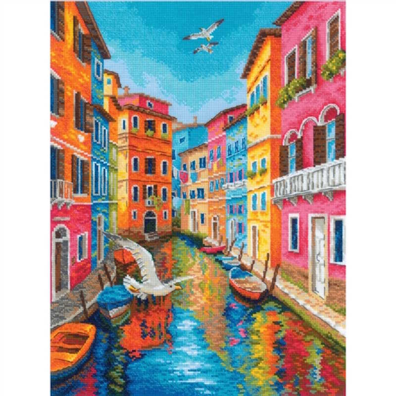 Where the Sea Begins Cross Stitch Kit By RIOLIS