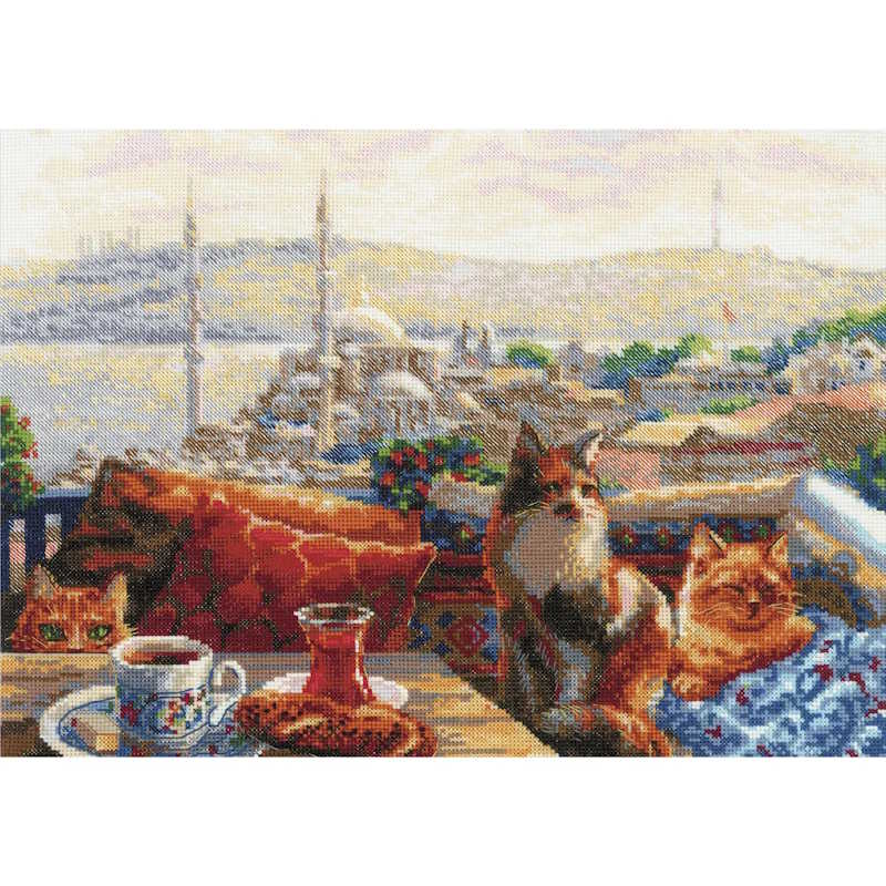 Istanbul Cats Cross Stitch Kit By RIOLIS