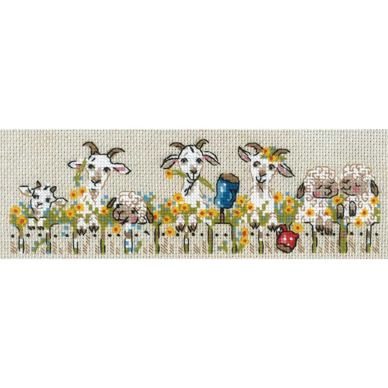 Village Group Chat Cross Stitch Kit By RIOLIS
