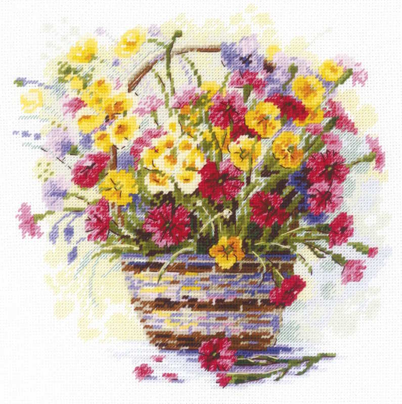 Blooming Summer Cross Stitch Kit By RIOLIS