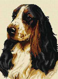 Cocker Spaniel Tapestry Kit by Brigantia Needlework