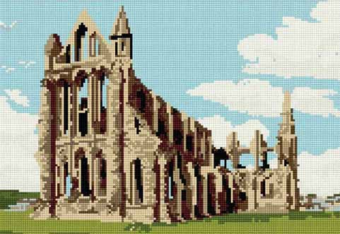 Whitby Abbey Tapestry Kit by Brigantia Needlework