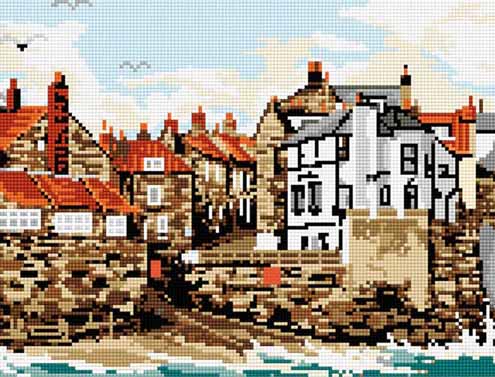 Robin Hood's Bay Tapestry Kit by Brigantia Needlework