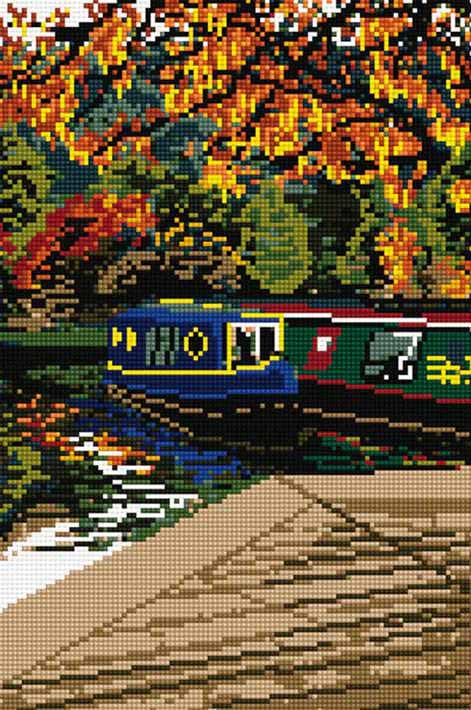 Hebden Bridge Canal Tapestry Kit by Brigantia Needlework