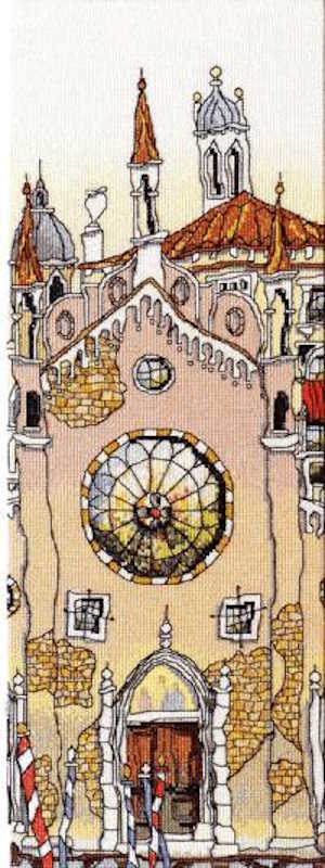 Venice Palazzo Two Cross Stitch Kit by Michael Powell