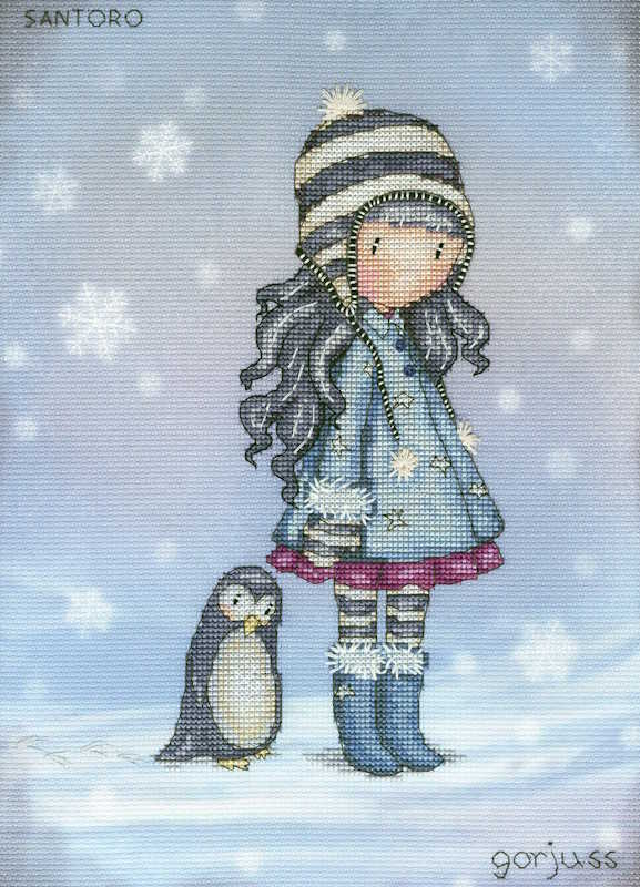 Blizzard Gorjuss Cross Stitch Kit By Bothy Threads