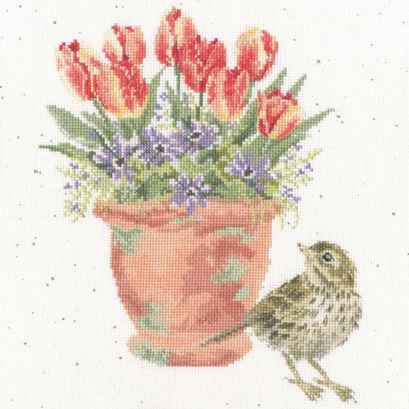 The Meadow Pipit Cross Stitch Kit By Bothy Threads