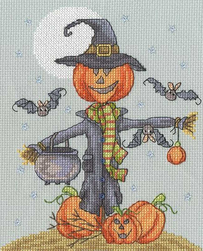 All Hallows Jack Cross Stitch Kit By Bothy Threads