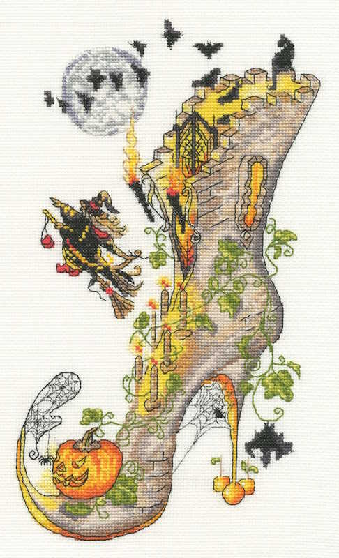 All Hallows Party Cross Stitch Kit By Bothy Threads