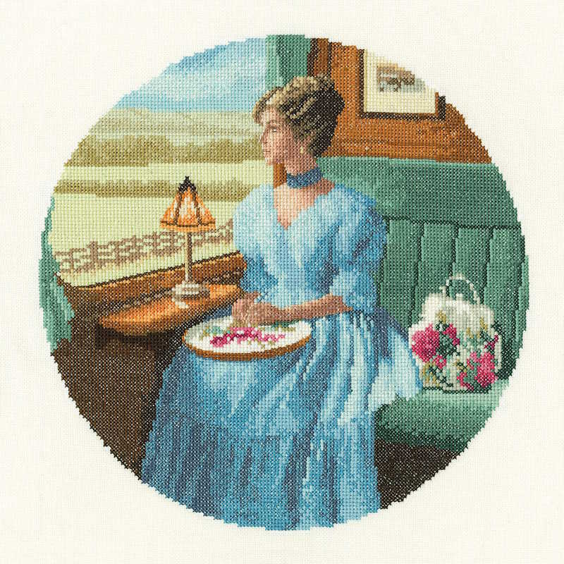 Elizabeth Cross Stitch Kit by Heritage Crafts