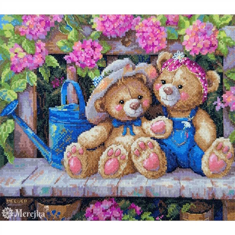 Garden Friends Cross Stitch Kit by Merejka